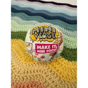 MGA'S MiniVerse "Make it Mini Food" Mystery Ball‎ Cafe Series 1 Brand New Sealed